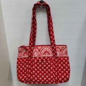Vera Bradley Little Betsy handbag in retired Nantucket Red